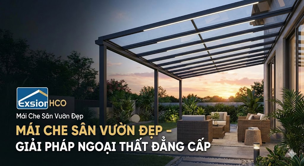 he thong mai che san vuon dep cao cap exsior garden pro