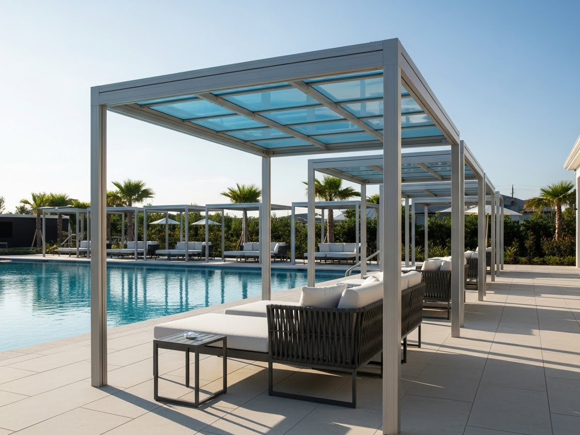 Khám phá chi tiết mái che Polycarbonate là gì và ứng dụng trong công trình hiện đại 8 mai che polycarbonate lay sang 11 24
